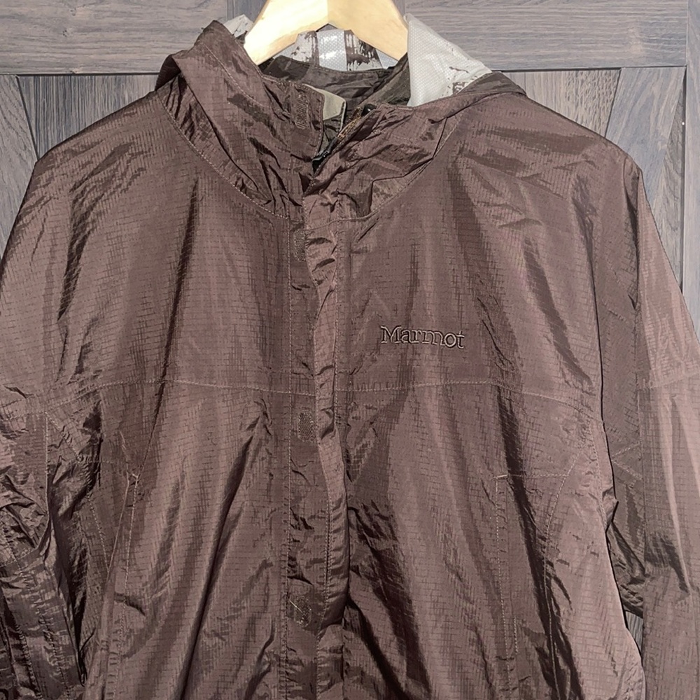Marmot Dark Brown Rain Jacket